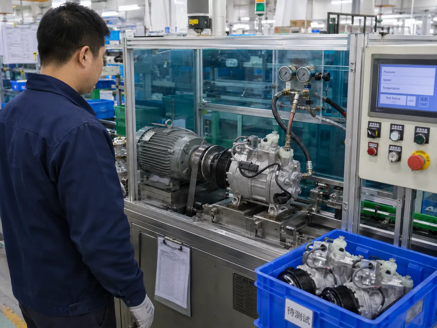 Auto A/C Compressor Testing