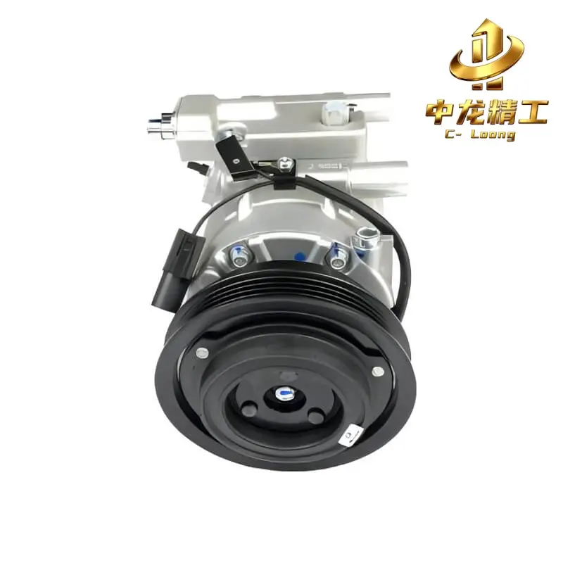 Front view of the 977012F130 compressor clutch plate and 120 mm PV4 pulley