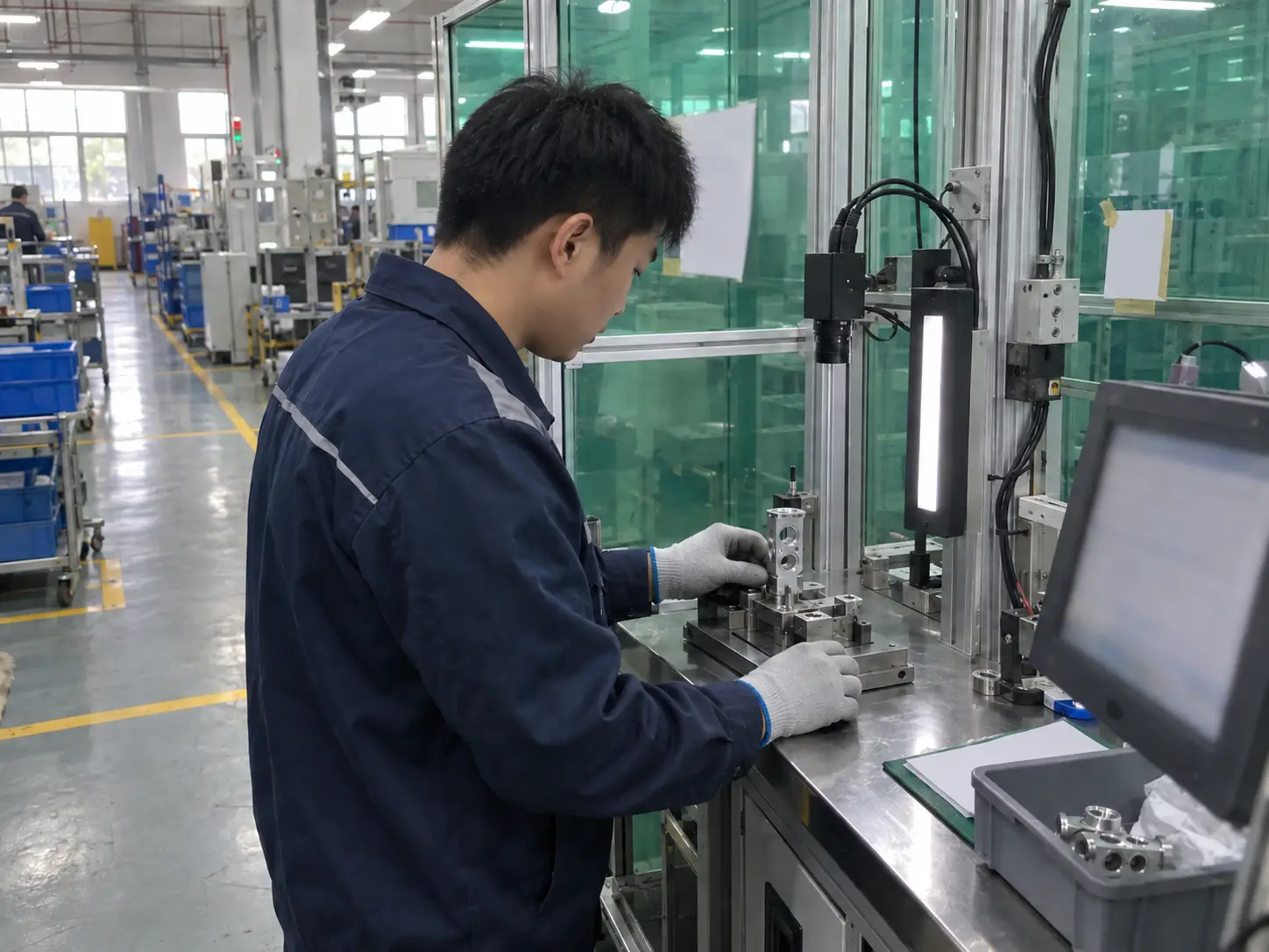Automotive AC Expansion Valve production